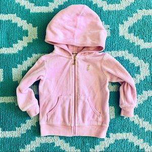Juicy Couture Zip Hoodie Light Pink 18m